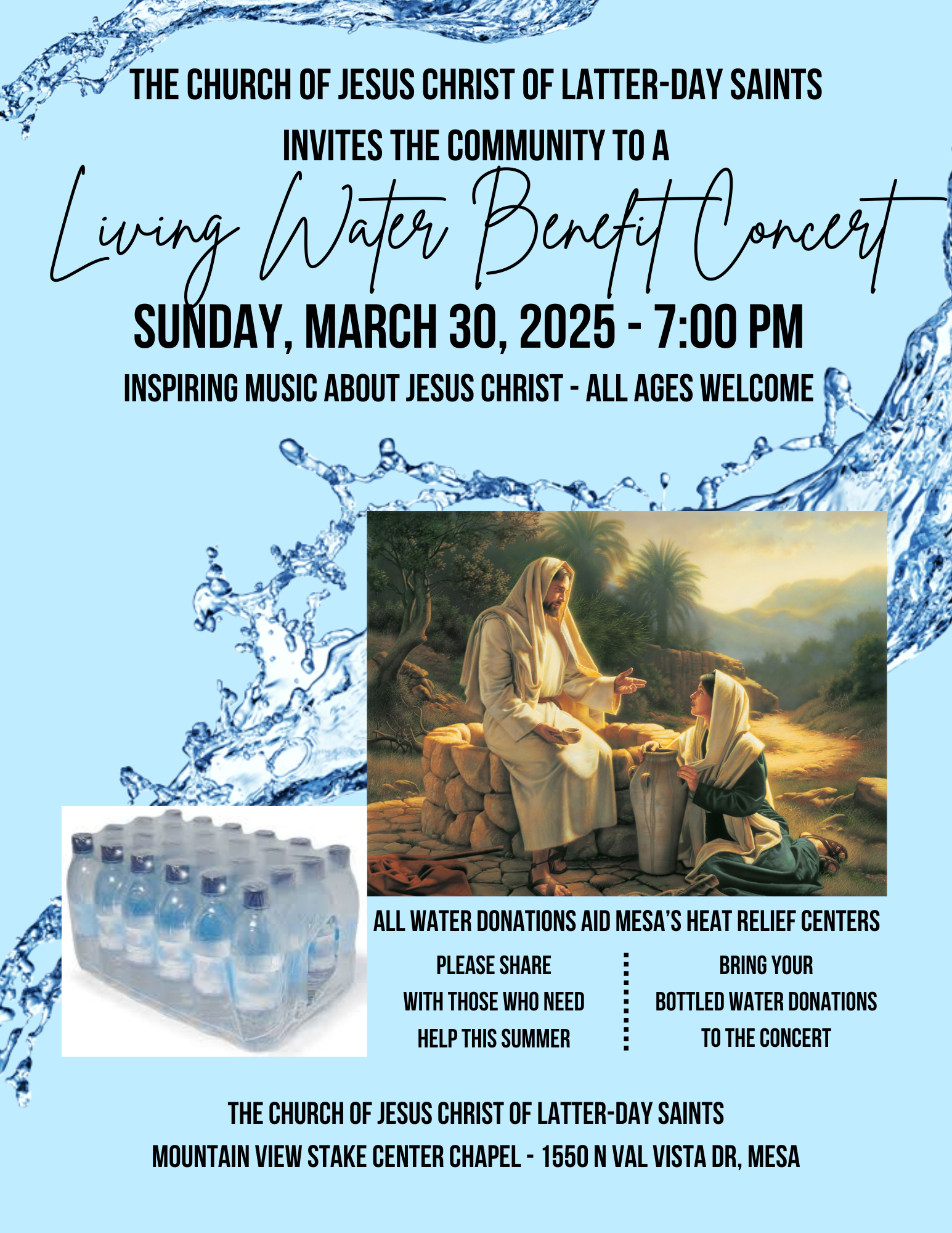 Living Water Benefit Concert - March 30