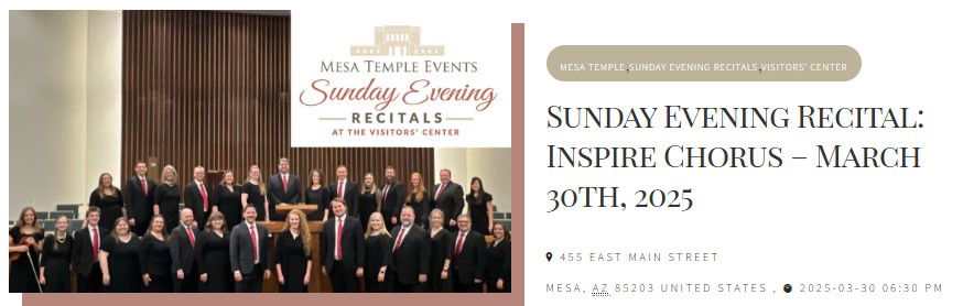 Sunday Evening Recital - March 30