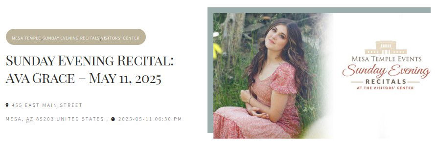 Sunday Evening Recital - May 11