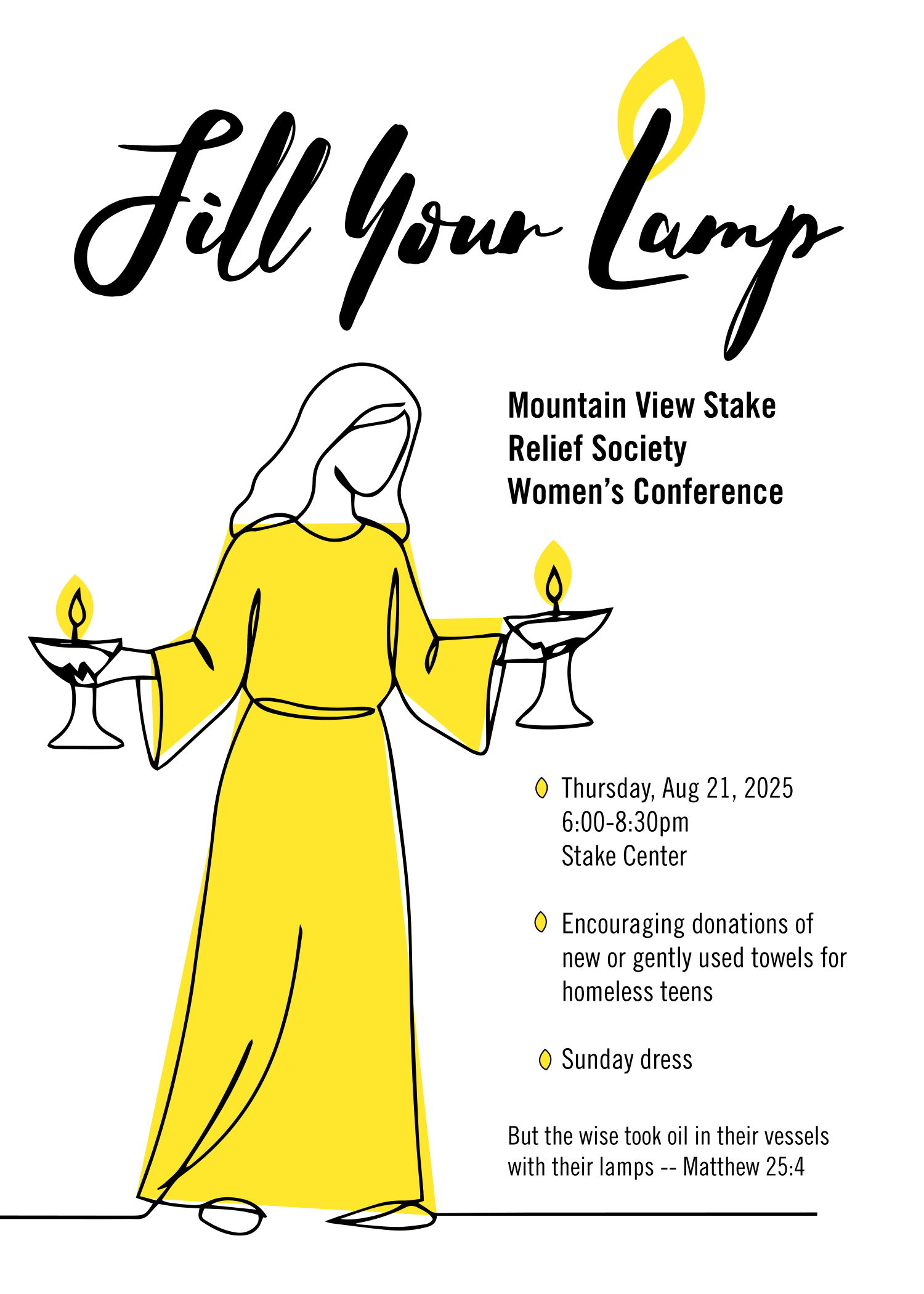 Free, 'Fill Your Lamp' Women's Conference-Thursday August 21