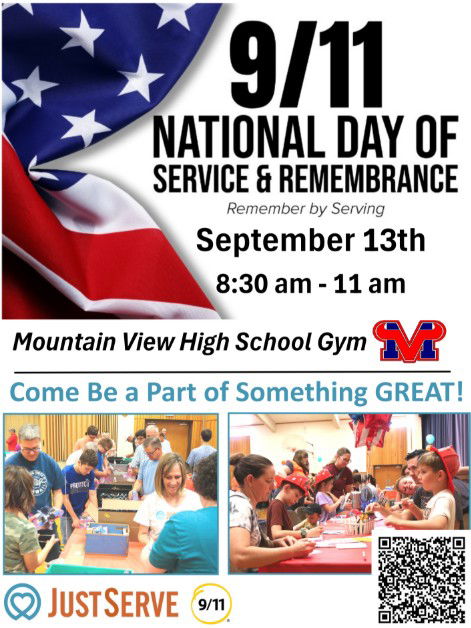 9/11 National Day of Service & Remembrance-Service Sign-up NOW!