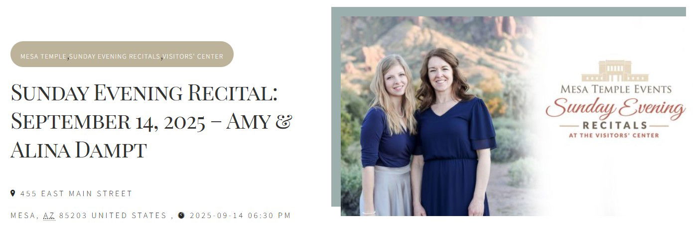 Sunday Evening Recital