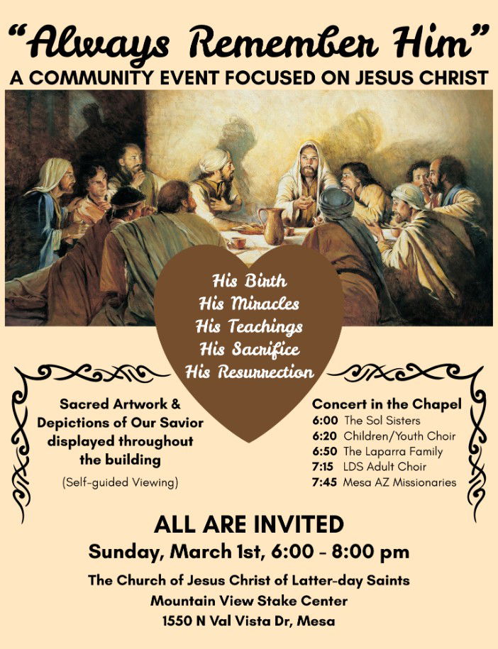 Always Remember Him Community Event