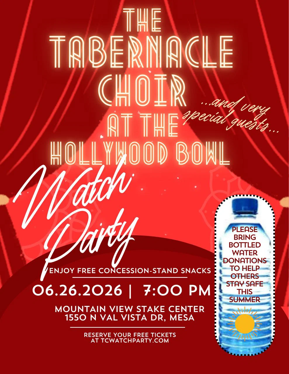 Tabernacle Choir at the Hollywood Bowl Watch Party